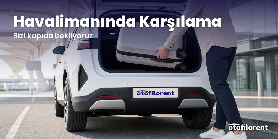 Havalimanında araç teslimi hiç bu kadar kolay olmamıştı... Sizi kapıda bekliyoruz.