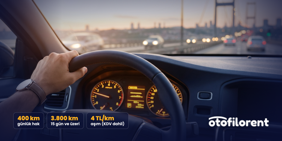 Kiralık araçta kilometre sınırı: 400 km/gün ne demek, aşım nasıl hesaplanır?