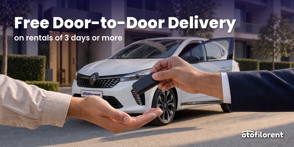 Our delivery and pick-up service for 3 days or more is free for you.