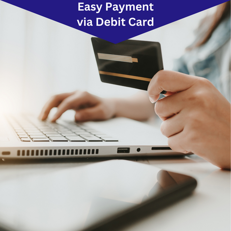 Valid only for our overseas customers. We put an end to your credit card worries with our secure payment system. You can also benefit from the ease of payment with Debit Cards.